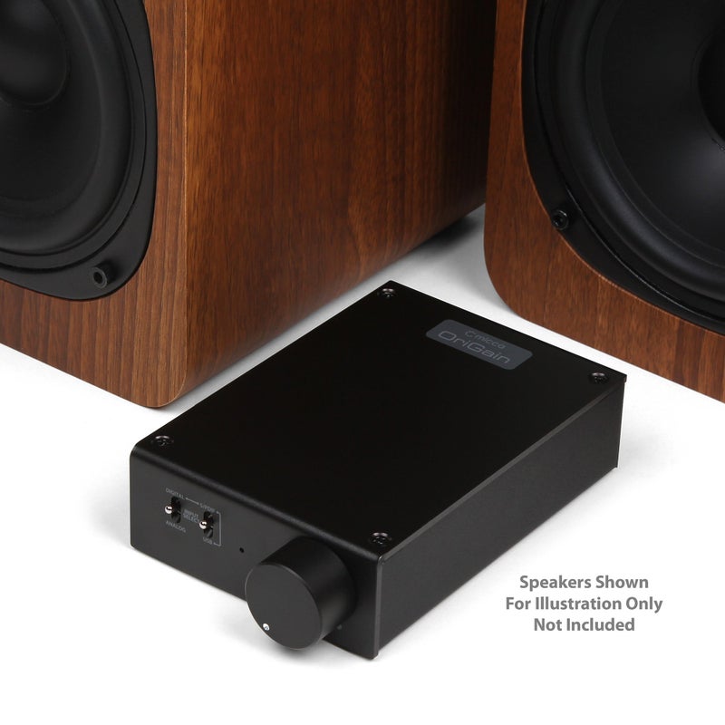 Micca OriGain Compact Stereo Integrated Amplifier and DAC, 50W x 2, 96kHz/24-Bit, USB and Optical S/PDIF (Black) - Image 3